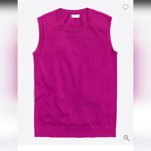 J. Crew Tops - NWT J Crew Sweater Classic Shell 100% Cotton